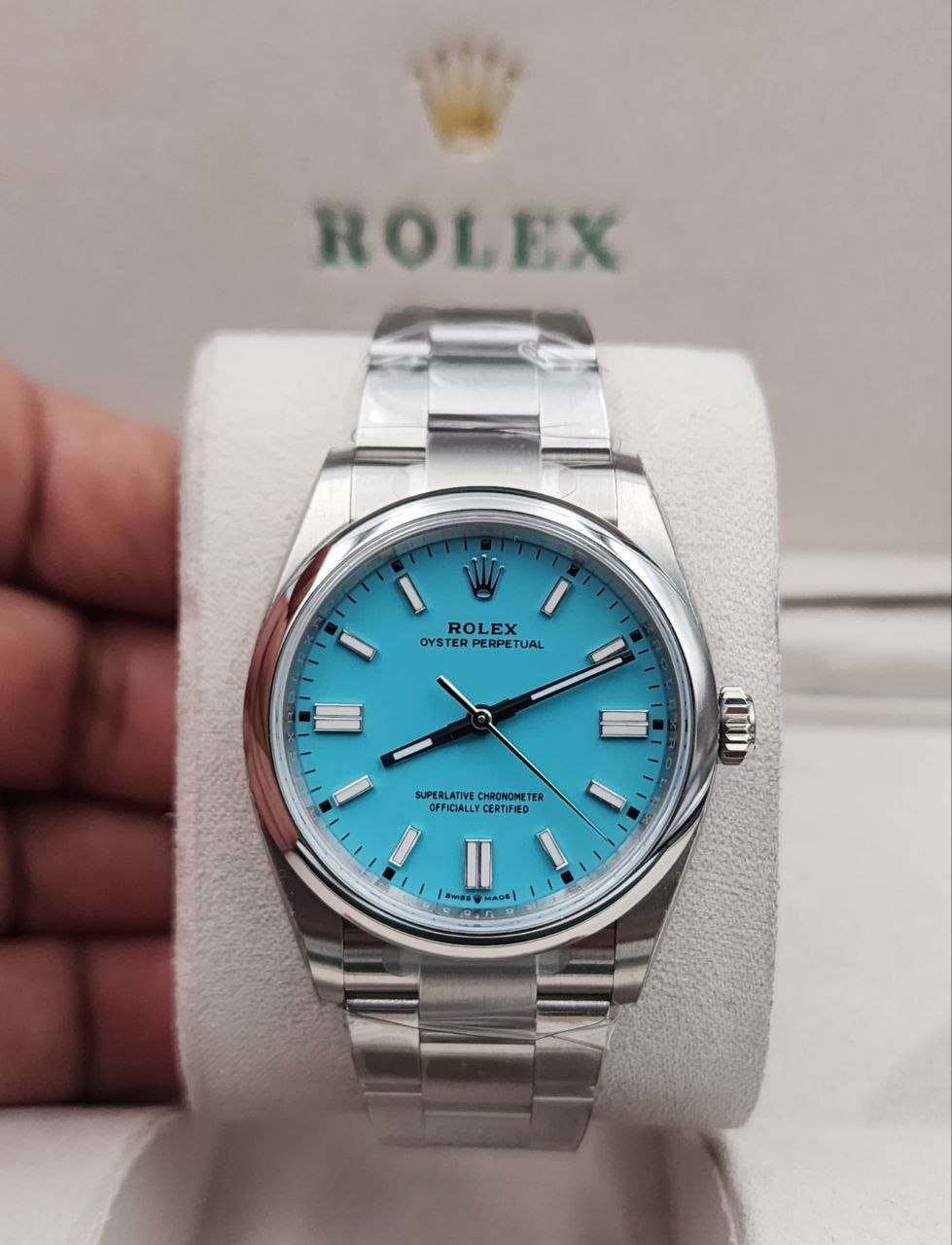 RLX DAMA 36MM OYSTER PERPETUAL TIFFANY TOP QUALITY